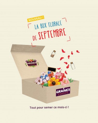 Box Cadeau spéciale Fleurs à semer dès Septembre